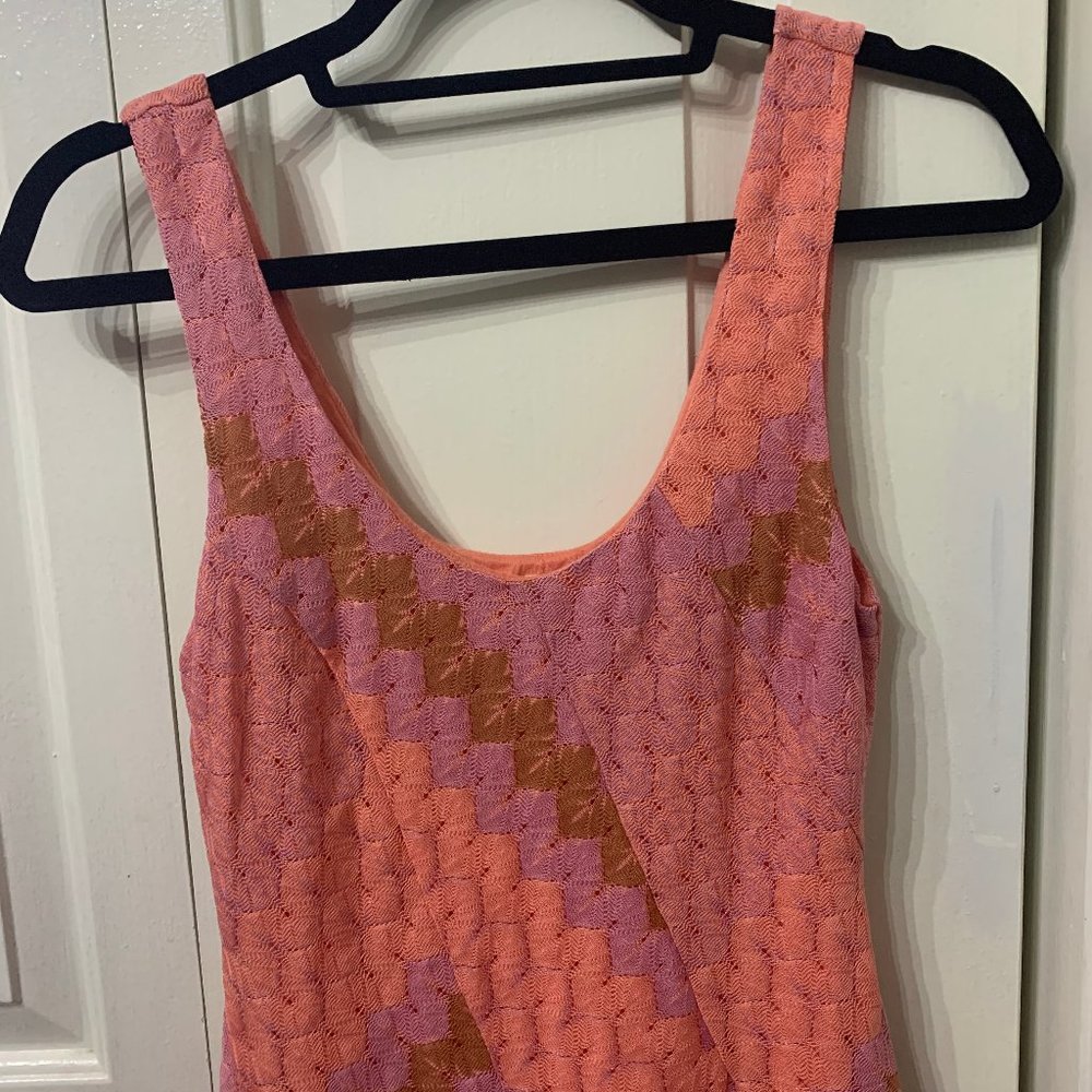 Free People Peach Woven Dress - Picture 3 of 5